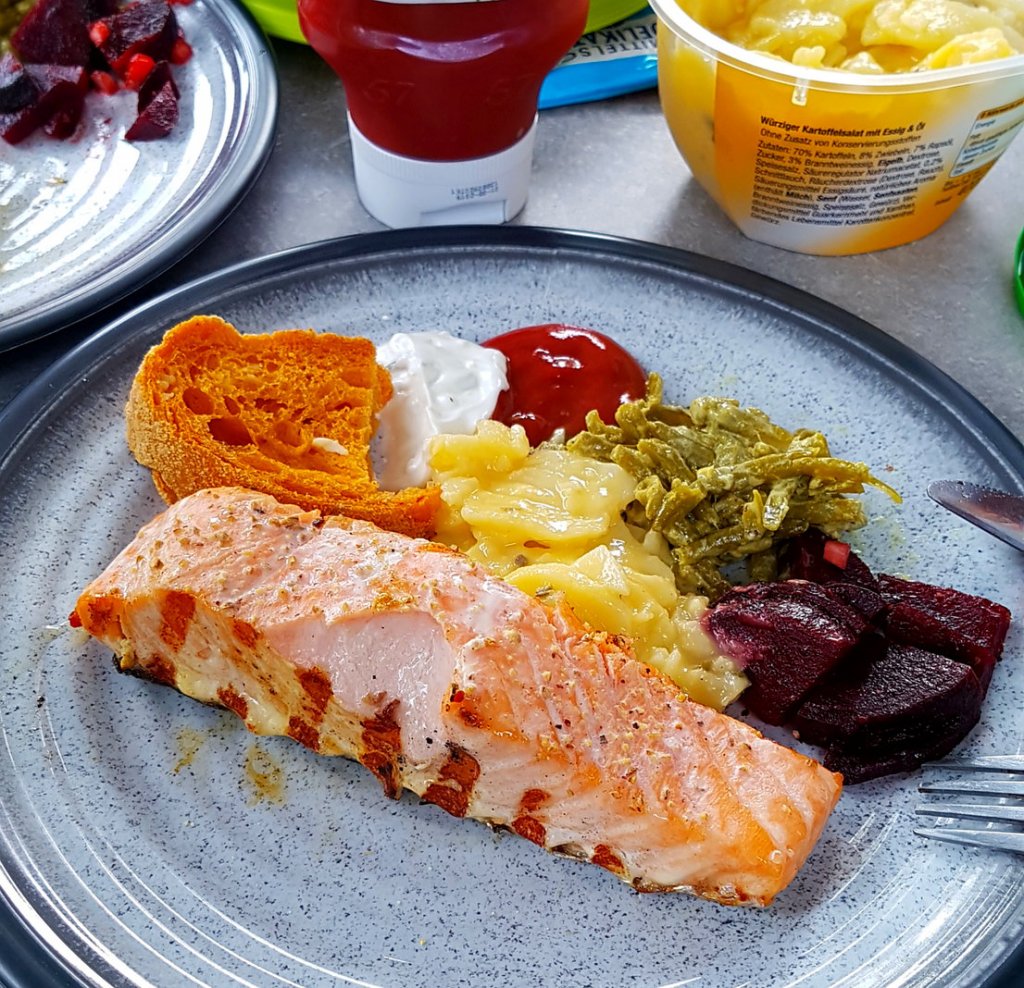Grillzeit mit Lachs