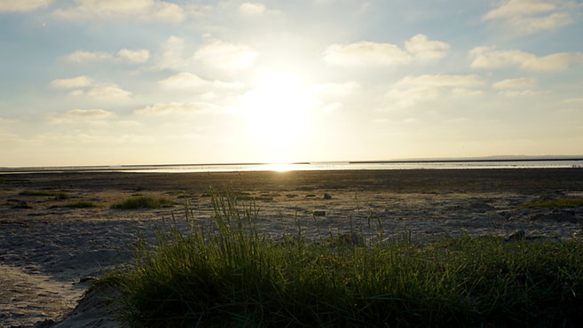 Strand Bensersiel - Sonnenuntergang