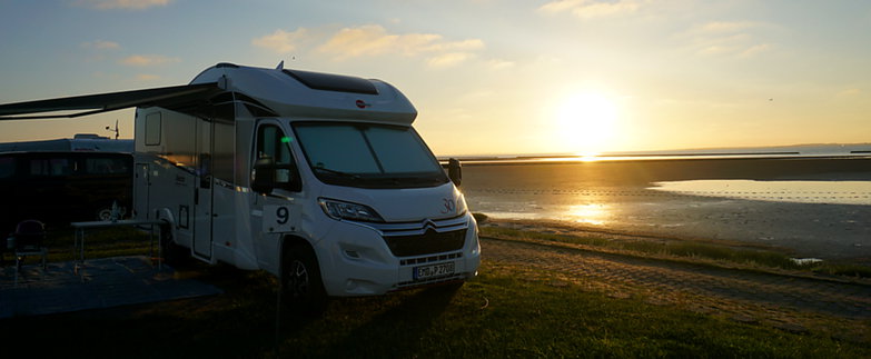 Campingplatz Bensersiel - Wohnmobil