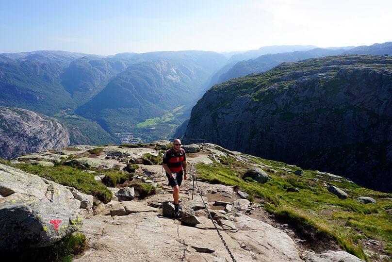 Kjeragbolten Wanderung