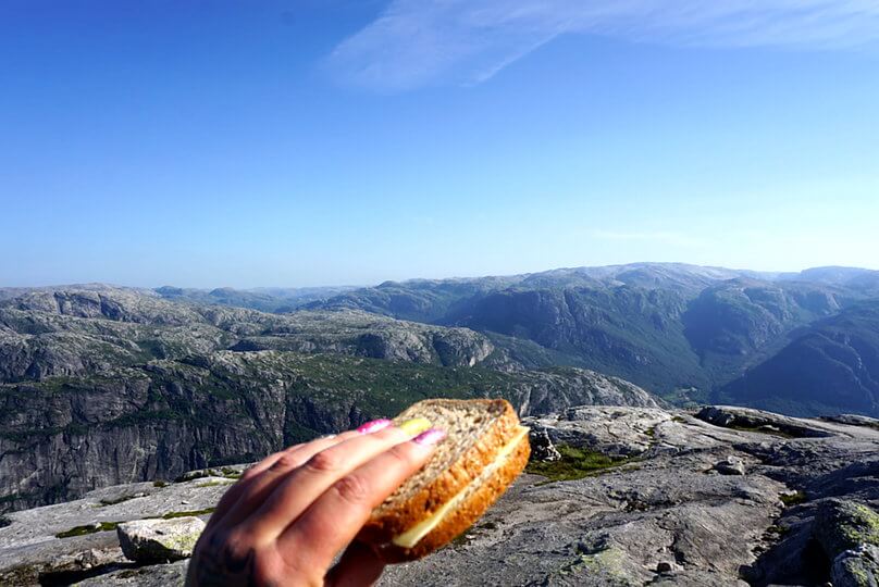 Breakfast with a view