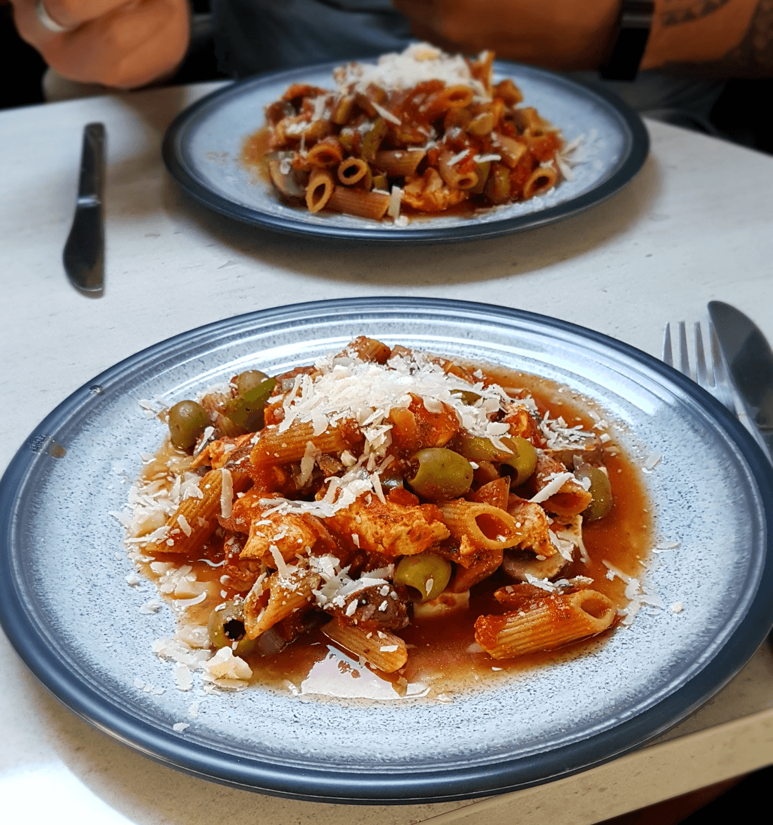 Pasta-Hähnchen-Auflauf